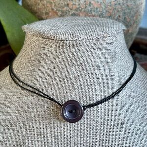 Grunge Button Choker